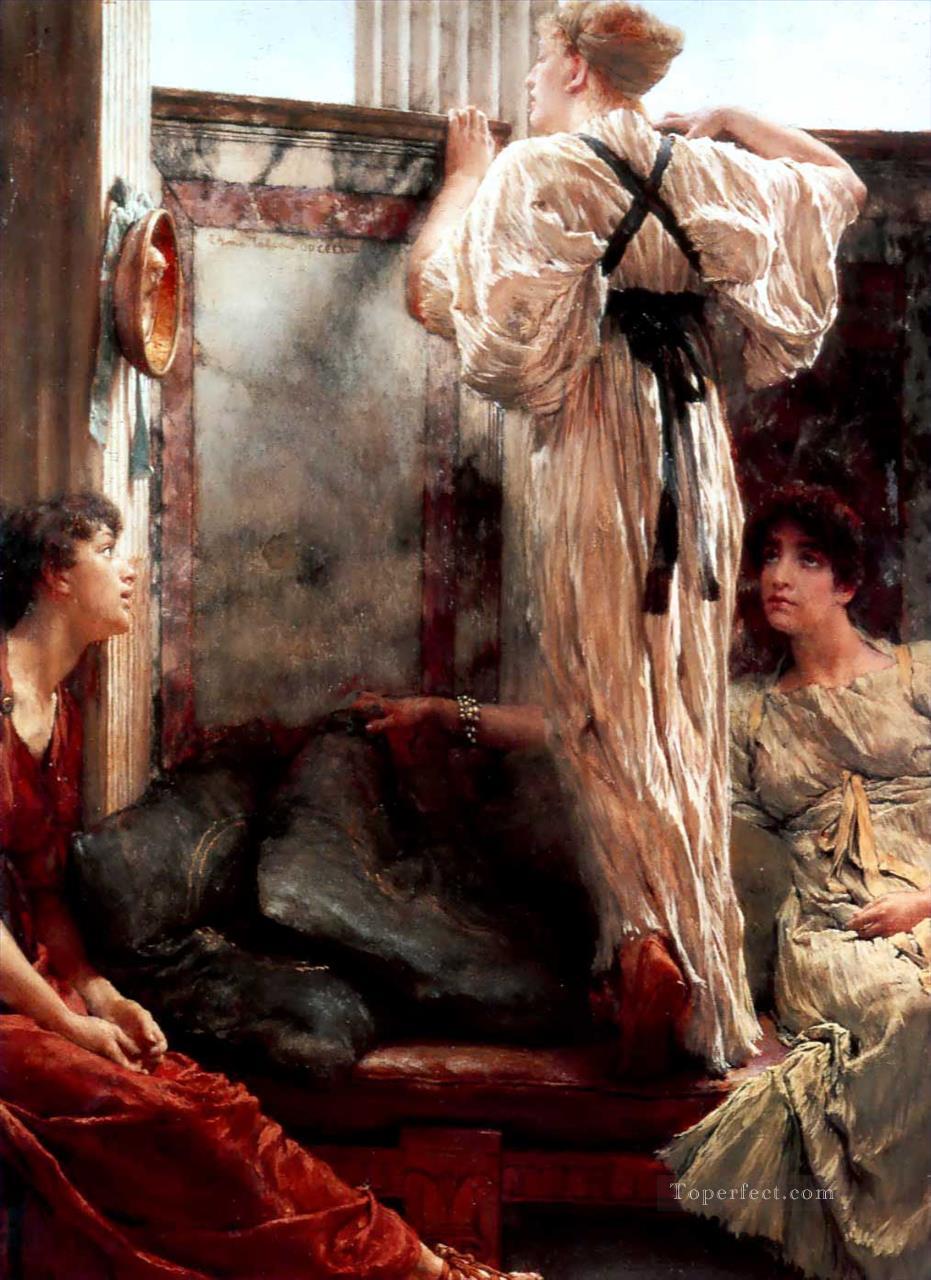 Who is it Romantic Sir Lawrence Alma Tadema Oil Paintings